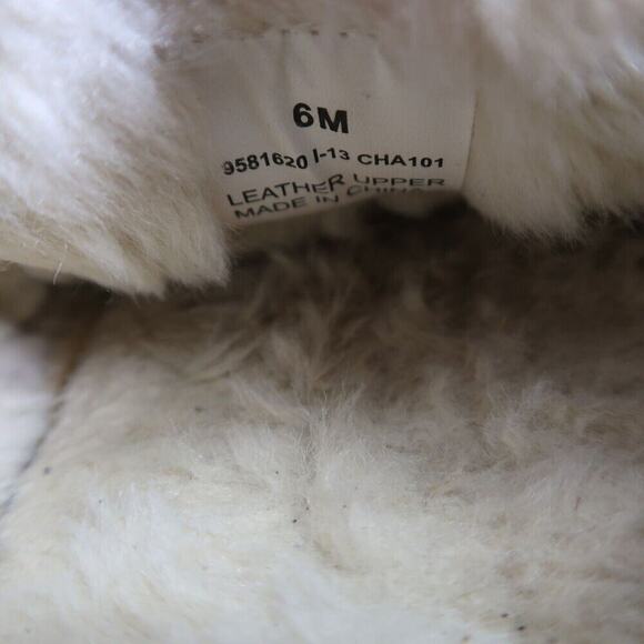 Sperry Shoes Women 6 Moccasin Flats Slip On Leather Metallic Shimmer Slipper Bow - Picture 8 of 14